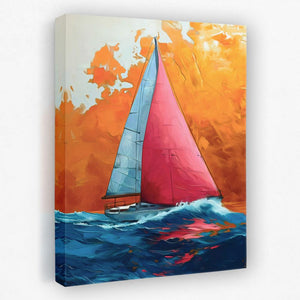 Sunset Sailing - Luxury Wall Art