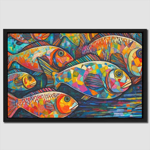Swimming Upstream - Luxury Wall Art
