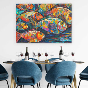Swimming Upstream - Luxury Wall Art