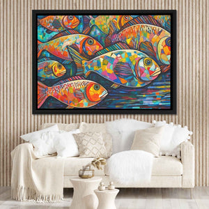 Swimming Upstream - Luxury Wall Art