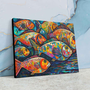 Swimming Upstream - Luxury Wall Art