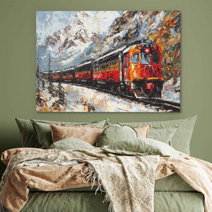 Swiss Passage - Large Abstract Canvas Print