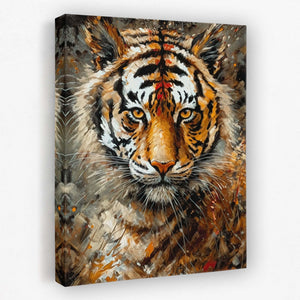 Tiger's Embrace - Animals Canvas Wall Art