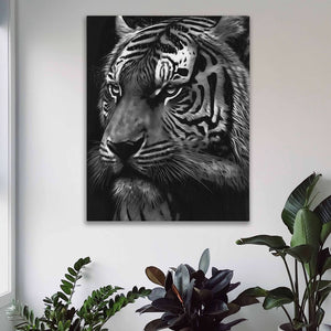 Tiger's Prey - Animals Canvas Wall Art