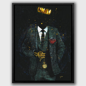 Timeless Skeleton King - Luxury Wall Art