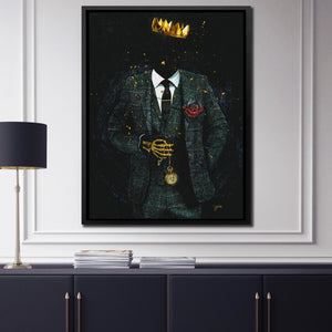 Timeless Skeleton King - Luxury Wall Art