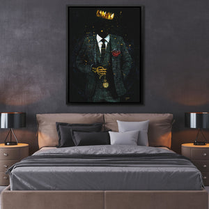 Timeless Skeleton King - Luxury Wall Art