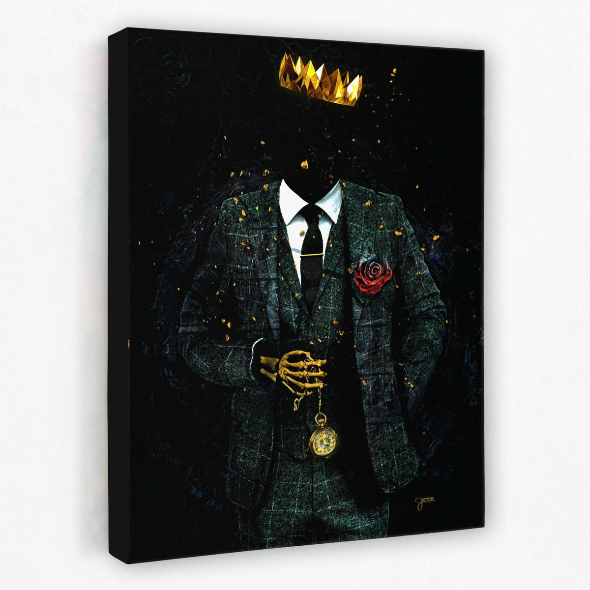 Timeless Skeleton King - Luxury Wall Art