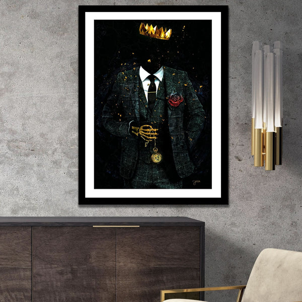 Timeless Skeleton King Semi-gloss Print