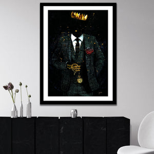 Timeless Skeleton King Semi - gloss Print - Luxury Wall Art