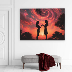 Tranquil Pink Sky - Luxury Wall Art