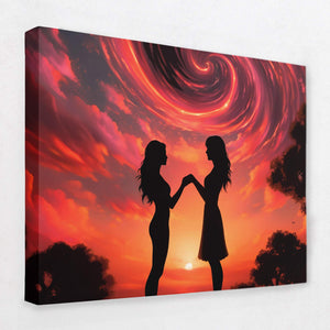 Tranquil Pink Sky - Luxury Wall Art
