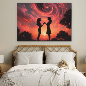 Tranquil Pink Sky - Luxury Wall Art