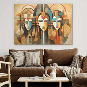 Tribute to Women - Oversized Female Canvas Wall Art