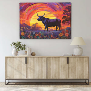 Trippy Bull - Luxury Wall Art