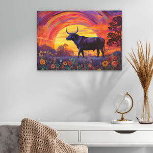 Trippy Bull - Luxury Wall Art