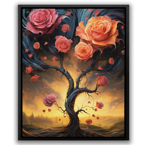 Twisted Roses - Luxury Wall Art