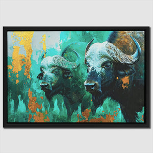 Water Buffalos - Luxury Wall Art
