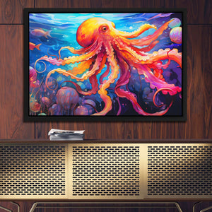 Watercolor Octopus - Luxury Wall Art