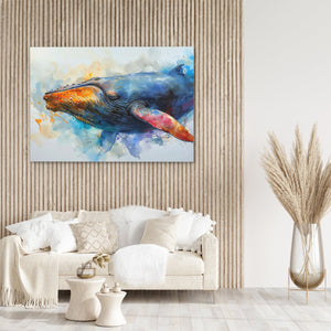 Watercolor Whale - Luxury Wall Art