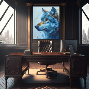 Watercolor Wolf - Luxury Wall Art
