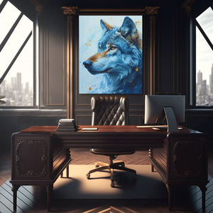 Watercolor Wolf - Luxury Wall Art