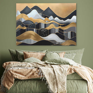 Waves of Gold - Luxury Wall Art