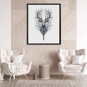 Wealthy Buck - Luxury Wall Art