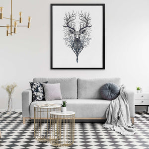 Wealthy Buck - Luxury Wall Art