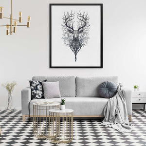 Wealthy Buck - Luxury Wall Art