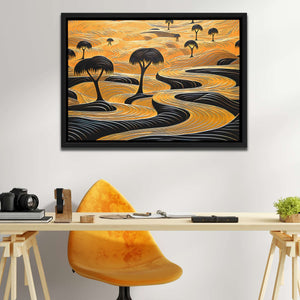 Weaving Hills - Luxury Wall Art