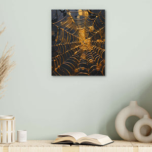 Web of Gold - Luxury Wall Art