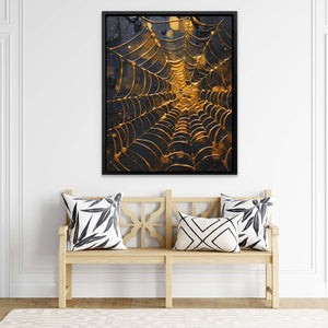 Web of Gold - Luxury Wall Art
