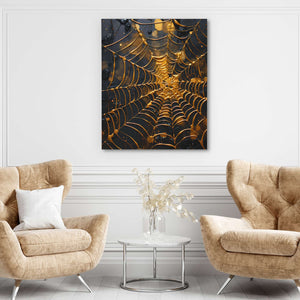 Web of Gold - Luxury Wall Art