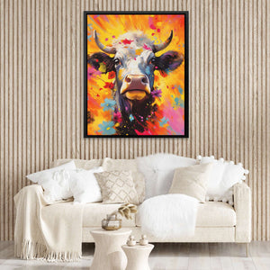 Whimsical Bovine - Luxury Wall Art