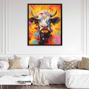 Whimsical Bovine - Luxury Wall Art
