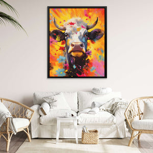 Whimsical Bovine - Luxury Wall Art