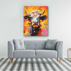 Whimsical Bovine - Luxury Wall Art