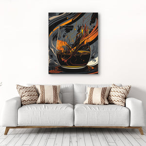 Whiskey Chaos - Luxury Wall Art