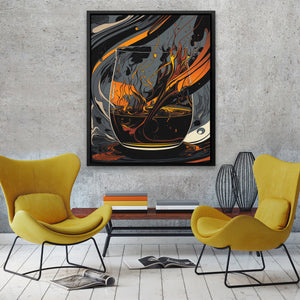 Whiskey Chaos - Luxury Wall Art