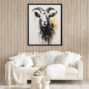 White Goat - Luxury Wall Art