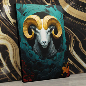 White Ram - Luxury Wall Art