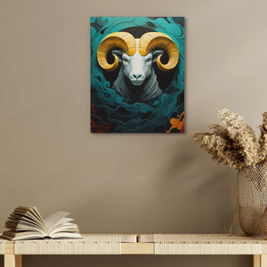 White Ram - Luxury Wall Art