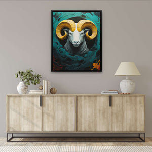 White Ram - Luxury Wall Art