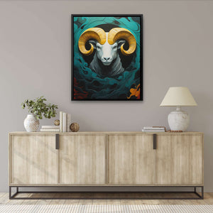 White Ram - Luxury Wall Art