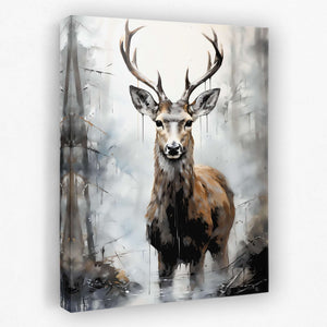 Wild buck - Animals Canvas Wall Art