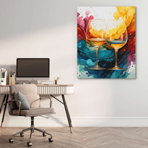 Wine Splash - Luxury Wall Art