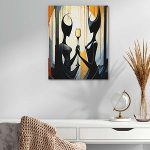Wine Witches - Luxury Wall Art