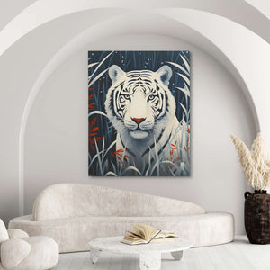 Winter Stalker - Blue Wall Art for Bedroom