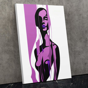 Woman's Pink Form - Female Art for Bathroom